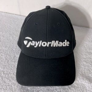 TaylorMade Embroidered Logo Black Hat